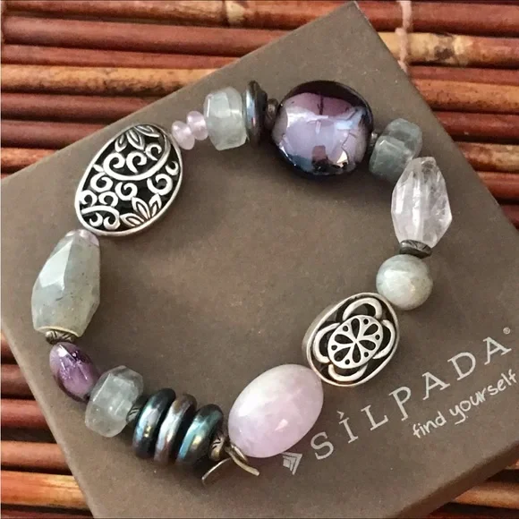 Silpada | Jewelry | Silpada Sterling Silver Amethyst Stretch  display picture 1